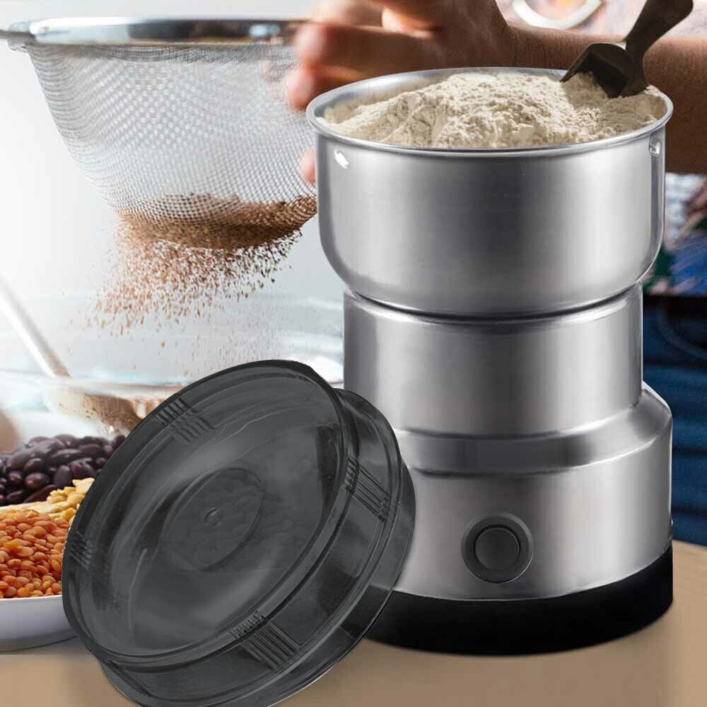 Electric Coffee Grinder Grinding Milling Nut Bean Spice Matte Blade Blender GB
