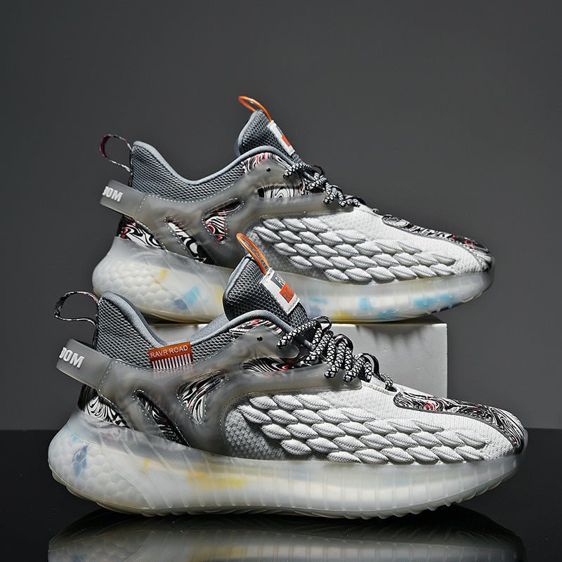 New Style Men's Shoes Fish Scale Net Coconut Shoes - DBMP Shop