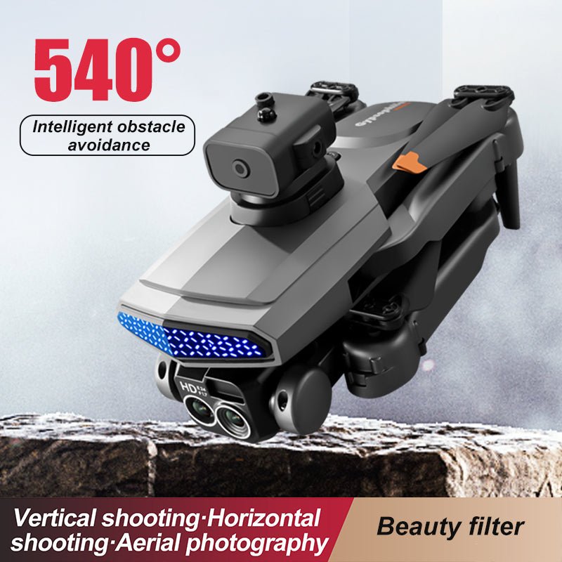 D6 Air Drone For Beginners 540 Degree Intelligent Obstacle Avoidance Dual HD Cameras With Beauty Filter Easy Control Foldable Drone For Indoor Outdoor Flight - DBMP Shop