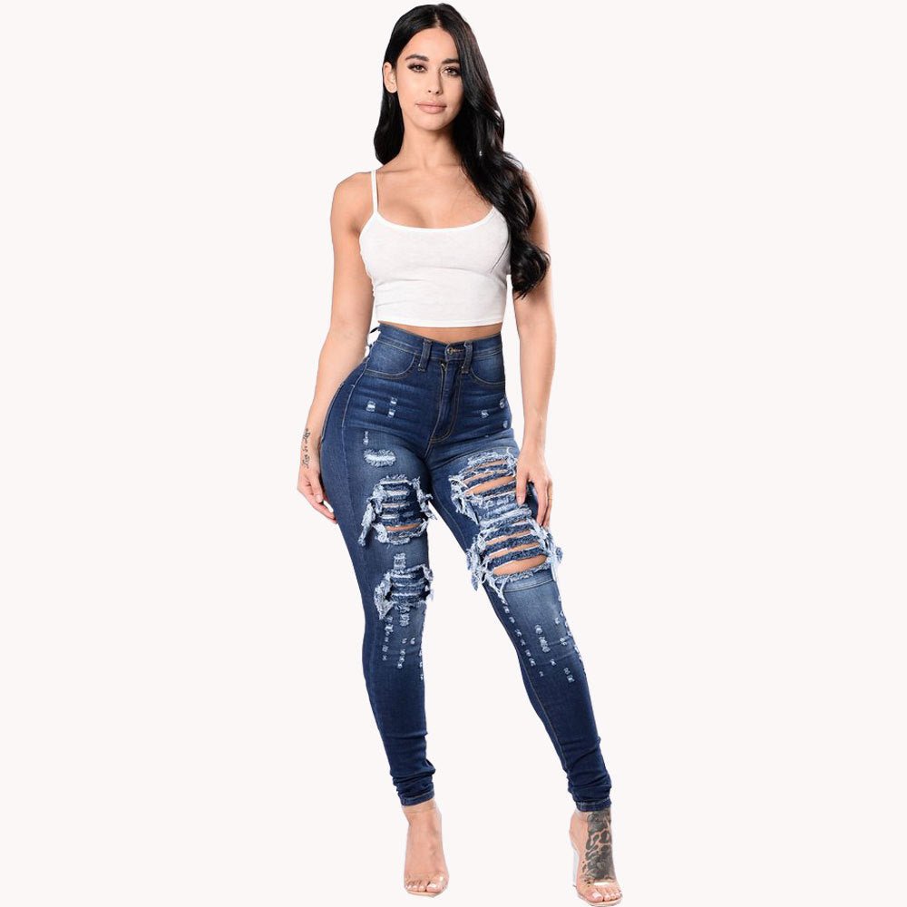 Ripped Jeans For Women Skinny Pants - DBMP Shop