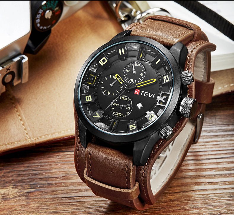 Mens Trendy Korean-style Sport Watch With A Bold Large Dial For Students - DBMP Shop