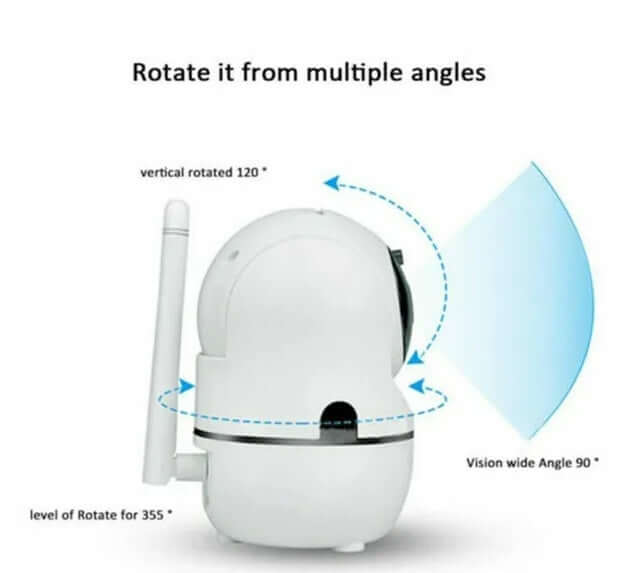 1080P WiFi Wireless Indoor Home Security Camera Night Vision Baby Pet Monitor - DBMP (Electronics And More Store)